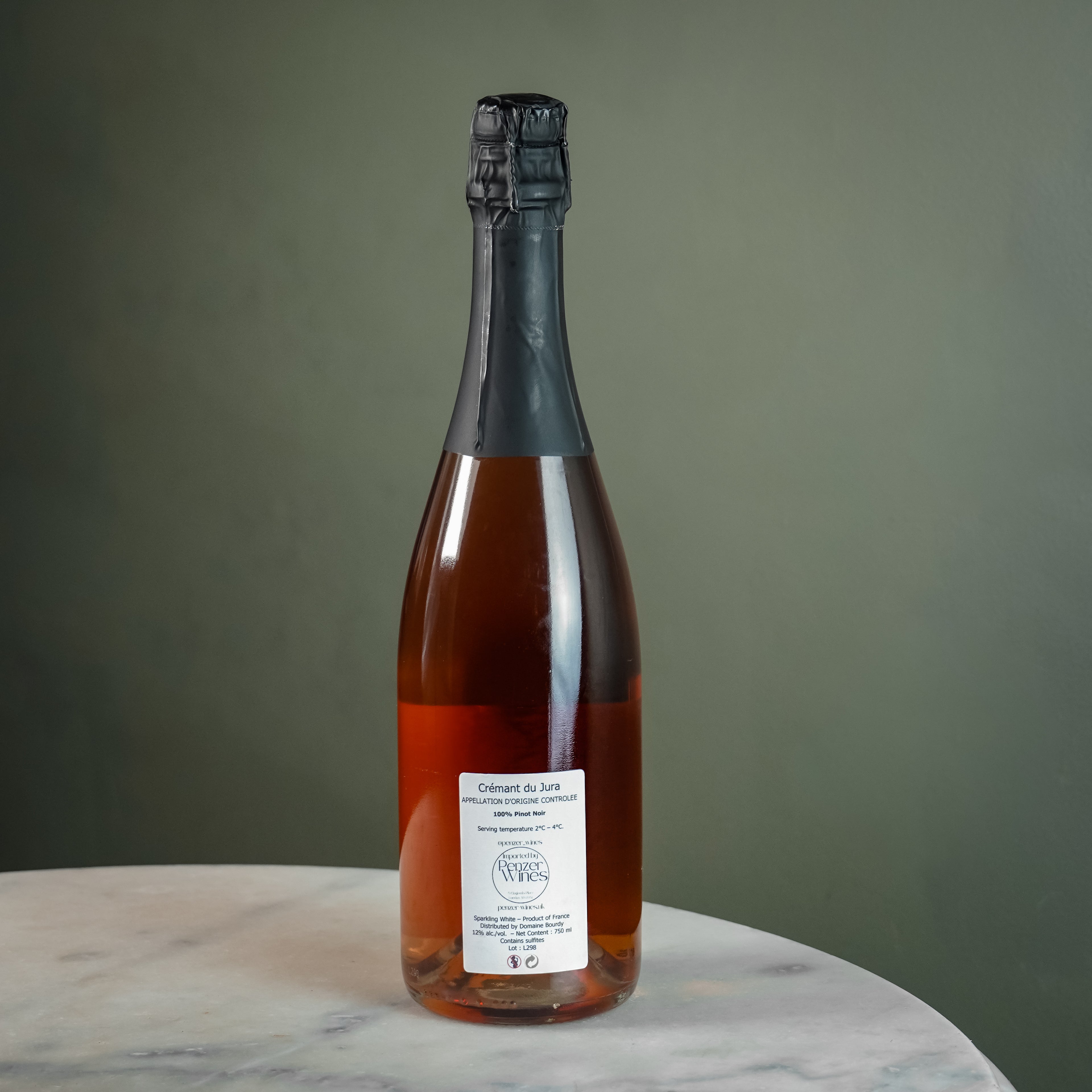 Domaine Bourdy, Crémant de Jura Rosé NV