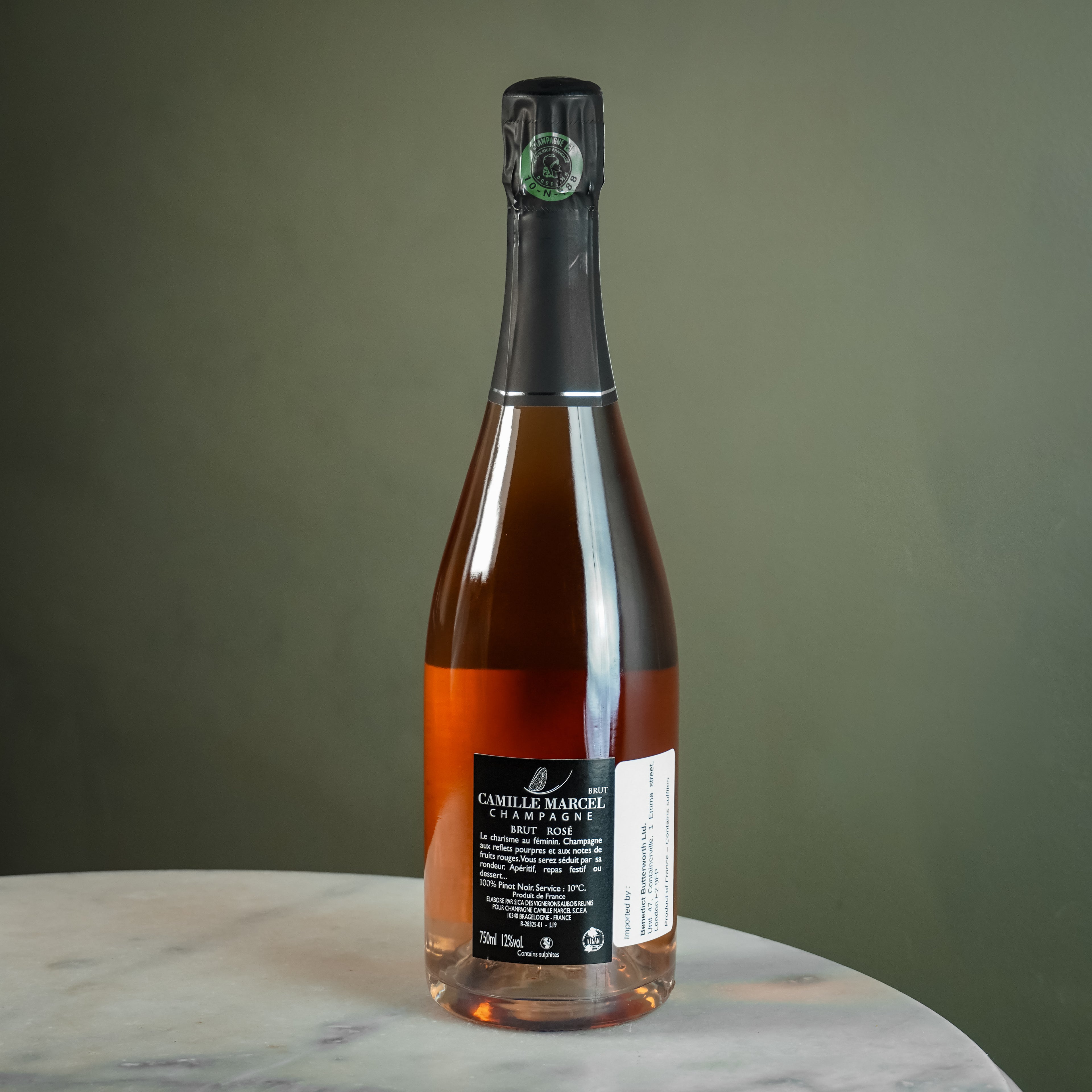 Champagne Camille Marcel, Le Brut Rosé, NV