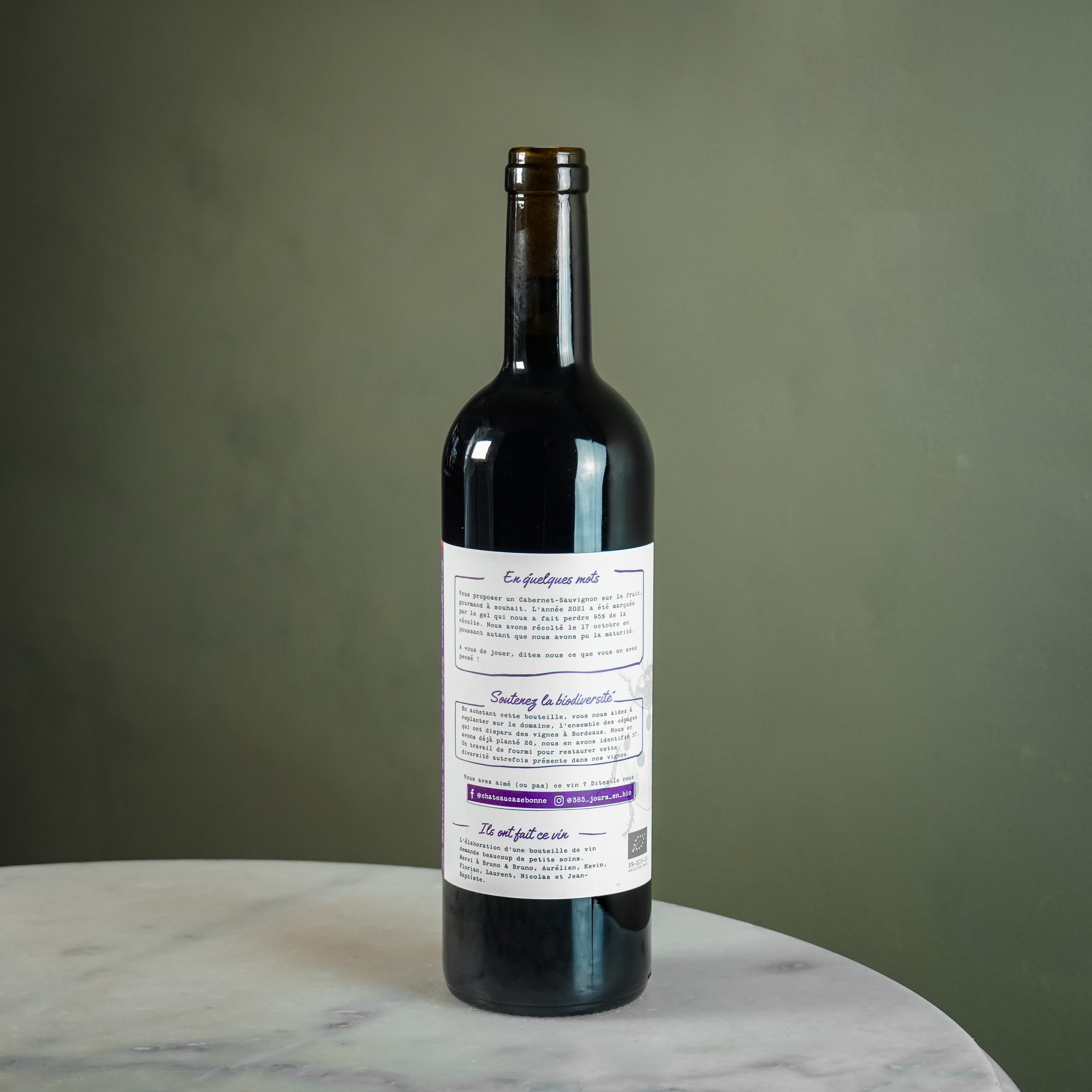 Château Cazebonne, Comme un Goût de Cabernet Sauvignon 2021