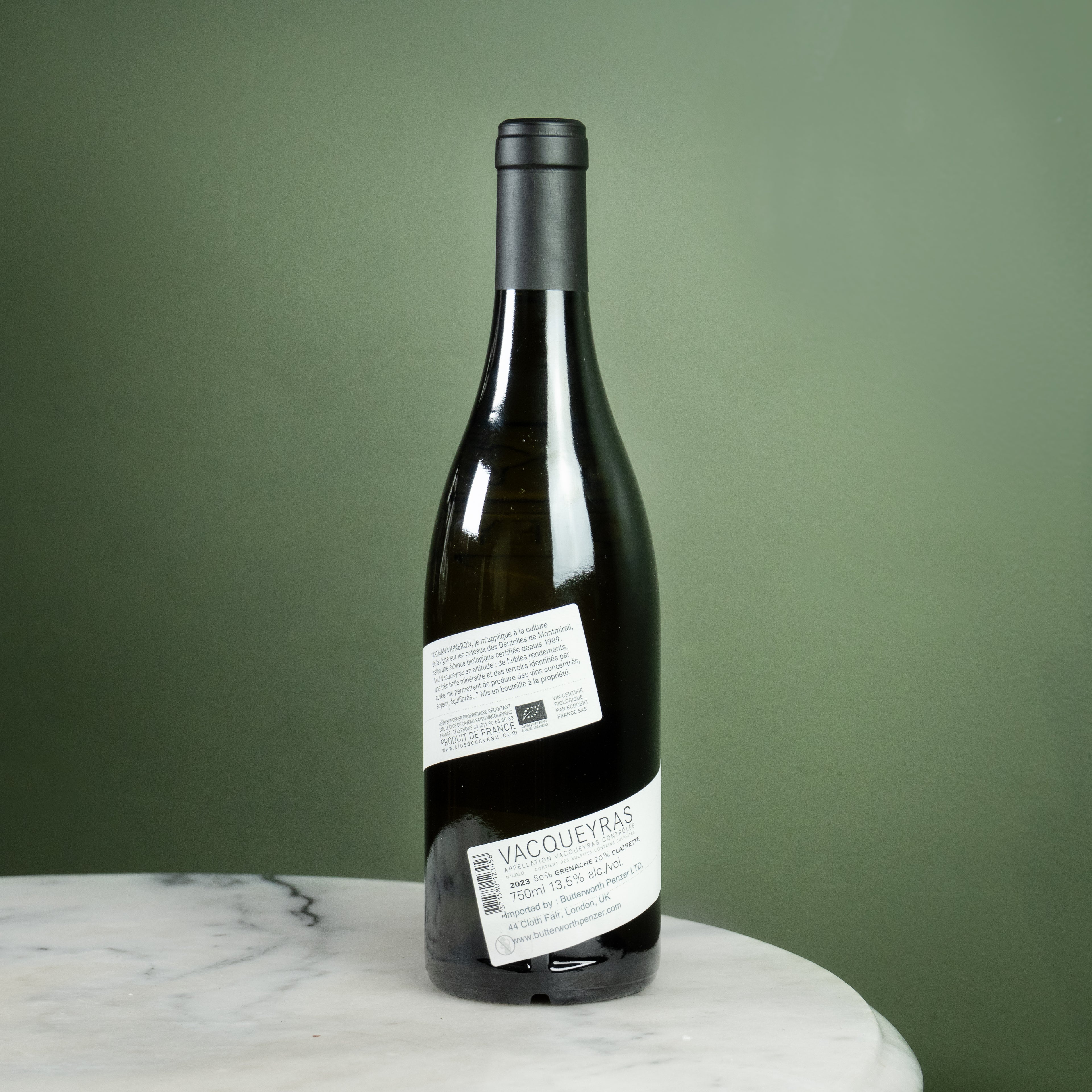 Clos de Caveau, Vacqueyras Blanc 'Le Louis d'Or', 2023