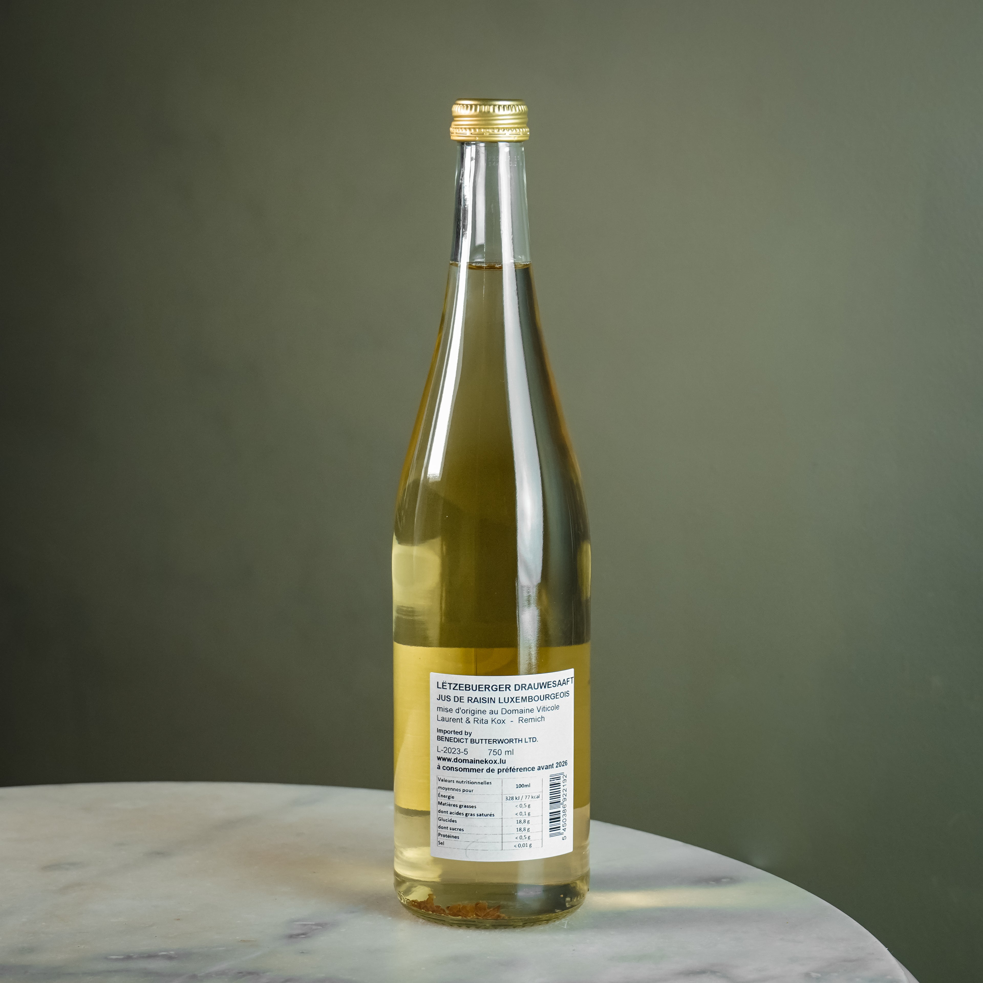 Domaine Kox, Jus de Raisin (0% abv)