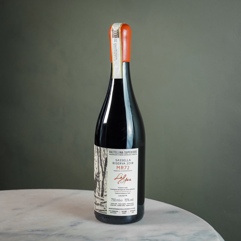 La Spia, Valtellina Superiore Sassella Riserva 'MR72', 2018