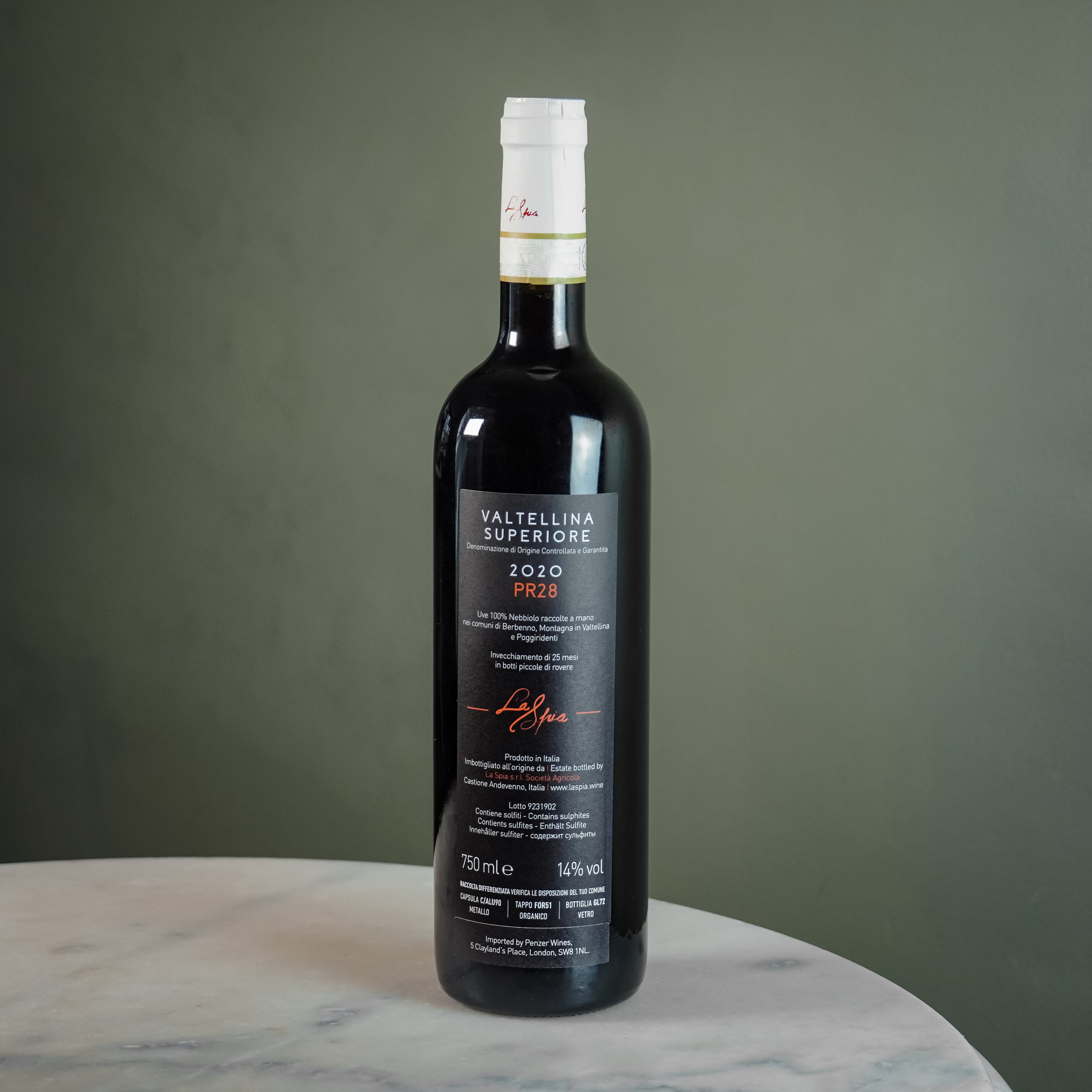 La Spia, Valtellina Superiore 'PR28', 2020