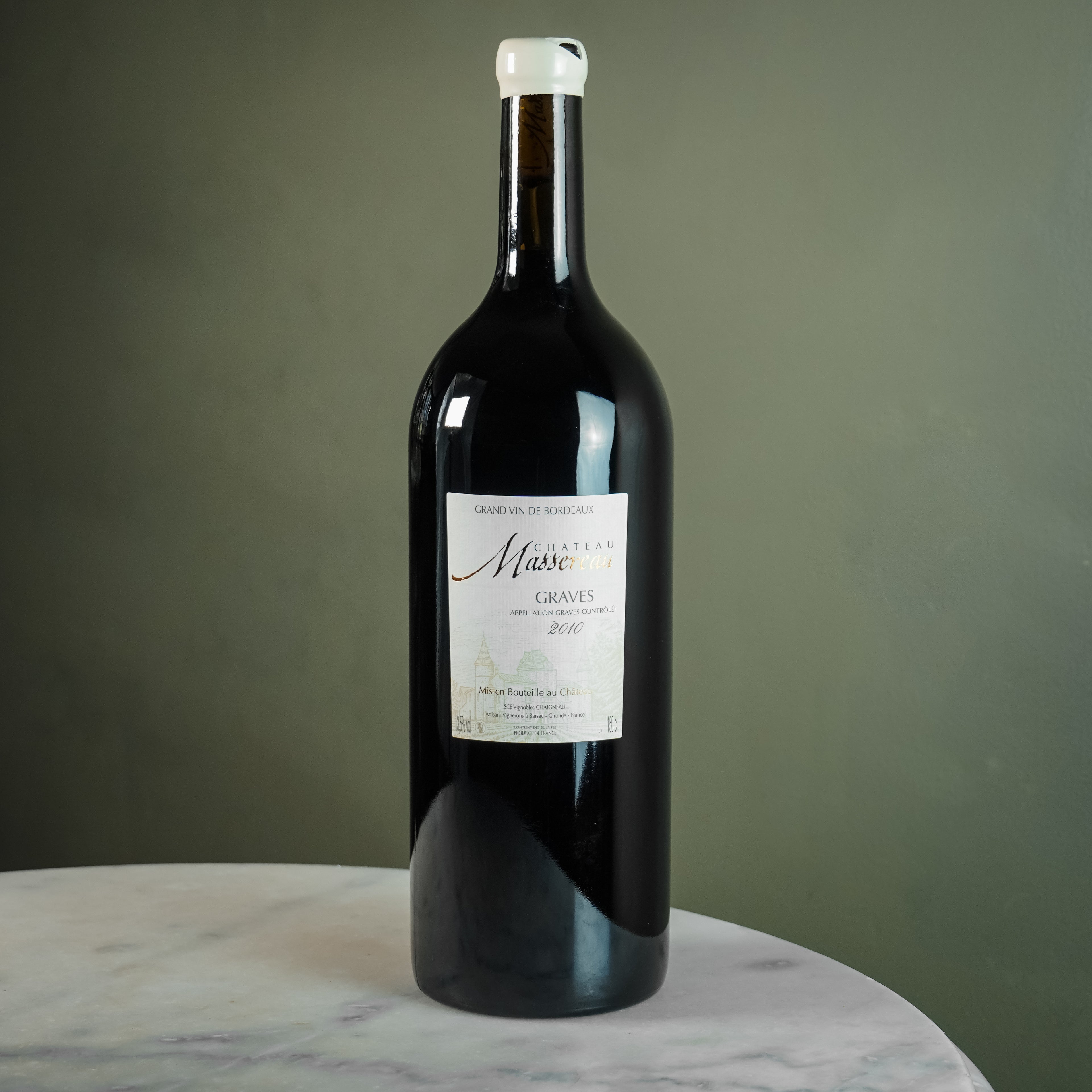 Château Massereau, Graves Rouge, 2010 MAGNUM