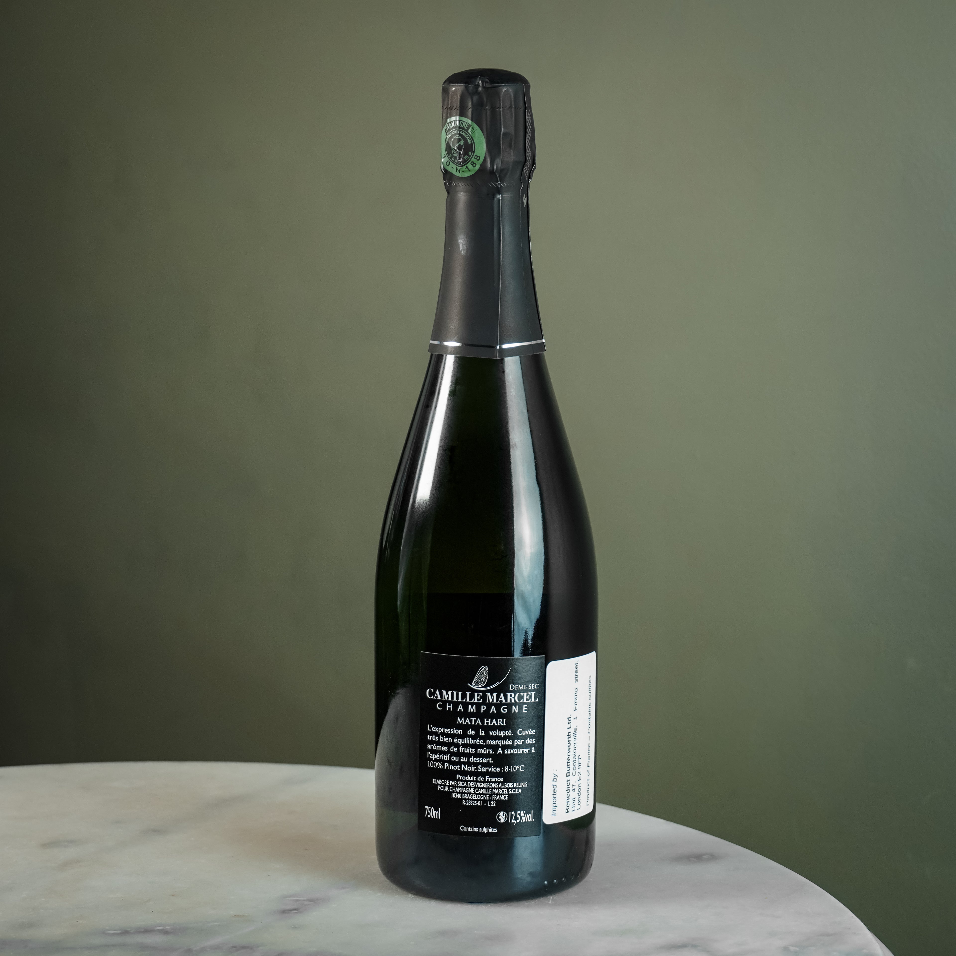 Champagne Camille Marcel, La Cuvée Mata Hari (Demi-Sec), NV