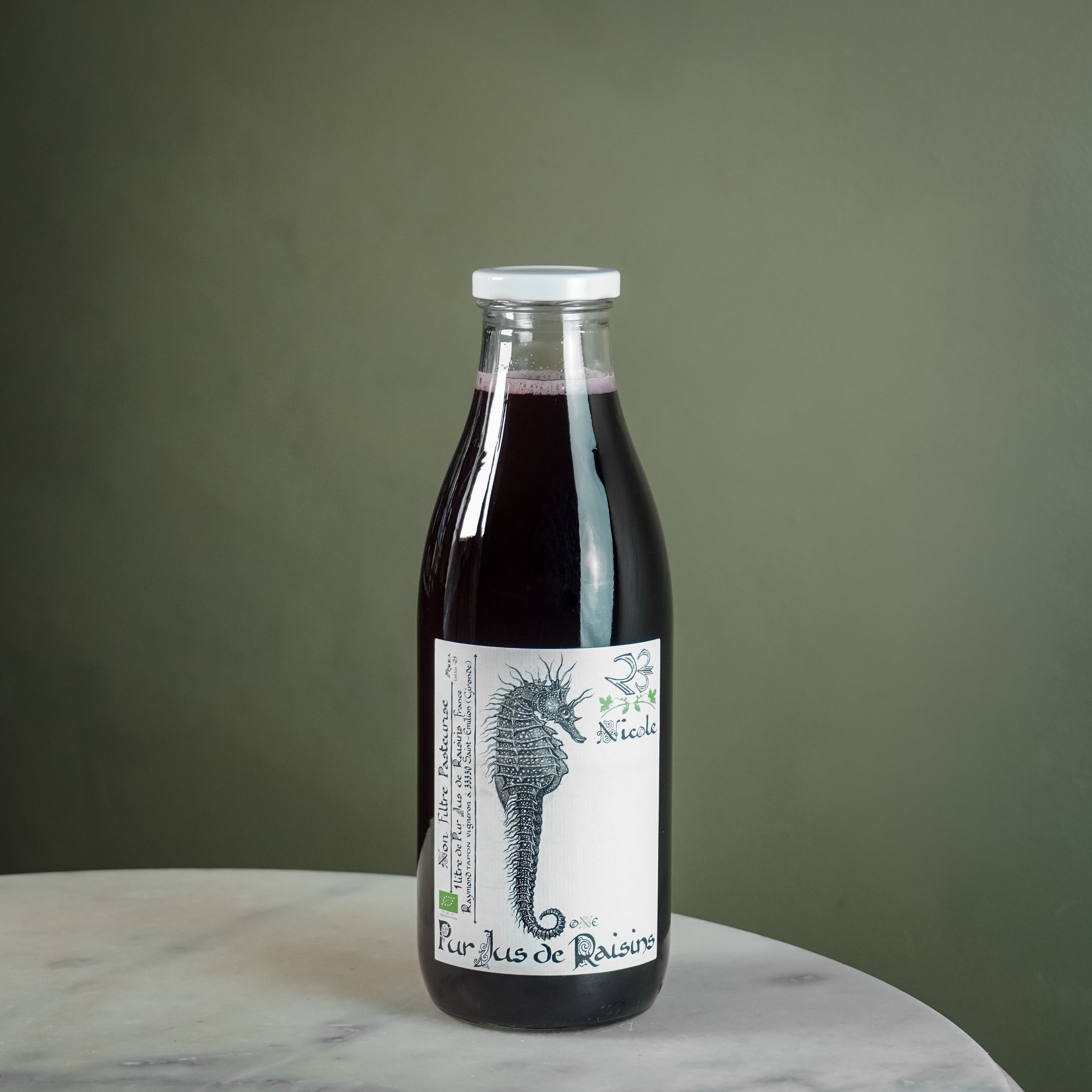 Nicole Tapon, Pur Jus de Raisin de Saint-Emilion (0%)