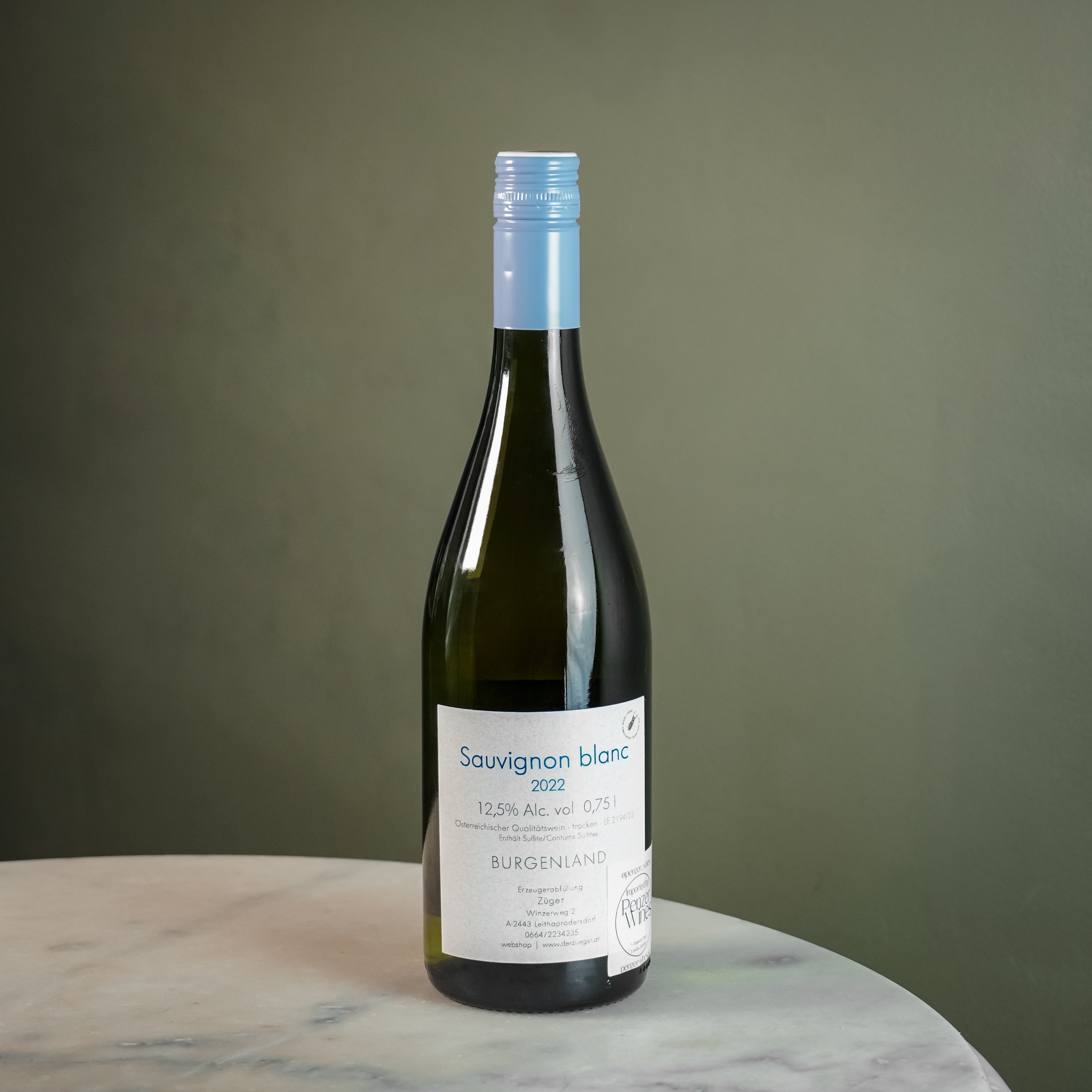 Weinwerkstatt Züger, Sauvignon Blanc, 2022