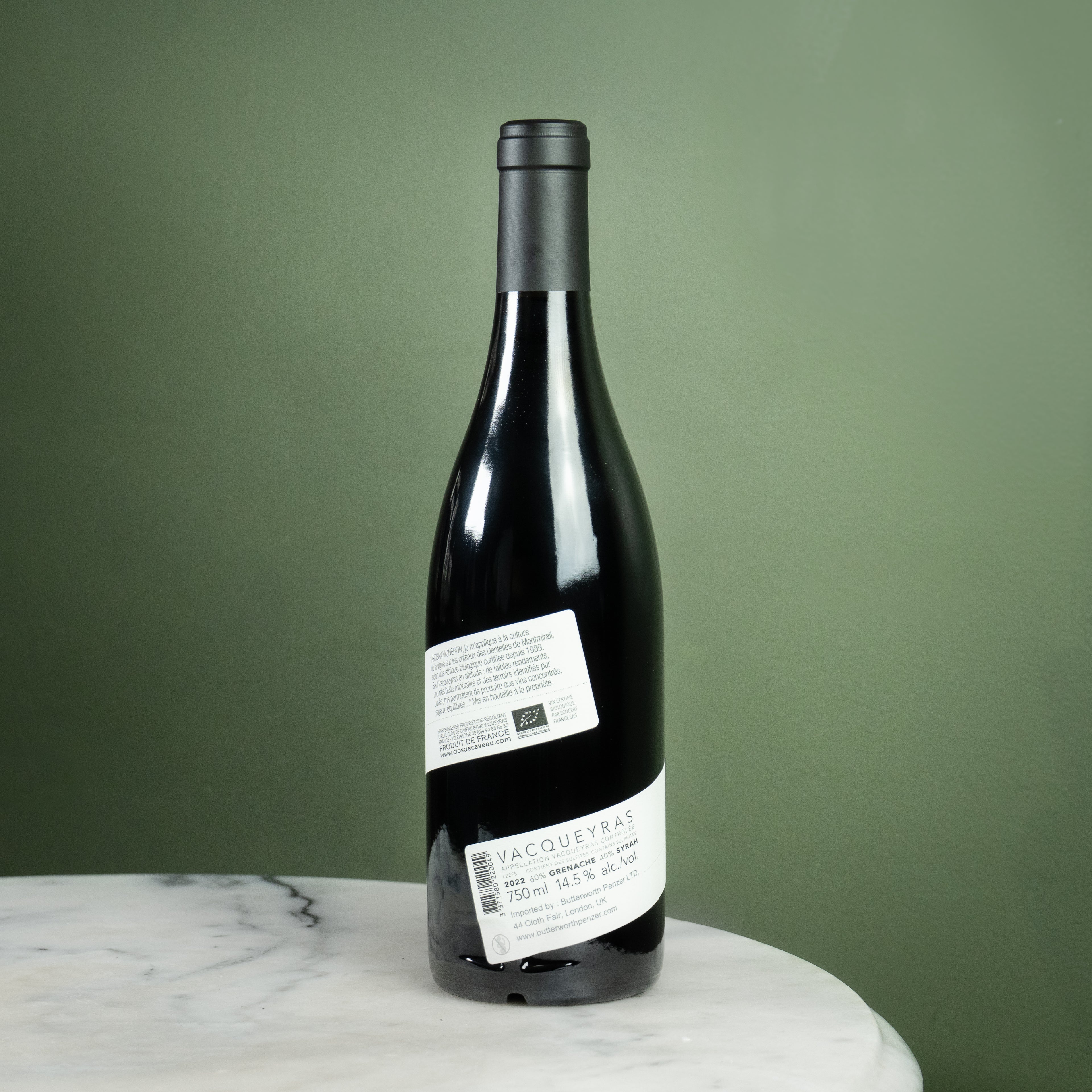Clos de Caveau, Vacqueyras Rouge 'Fruit Sauvage', 2022