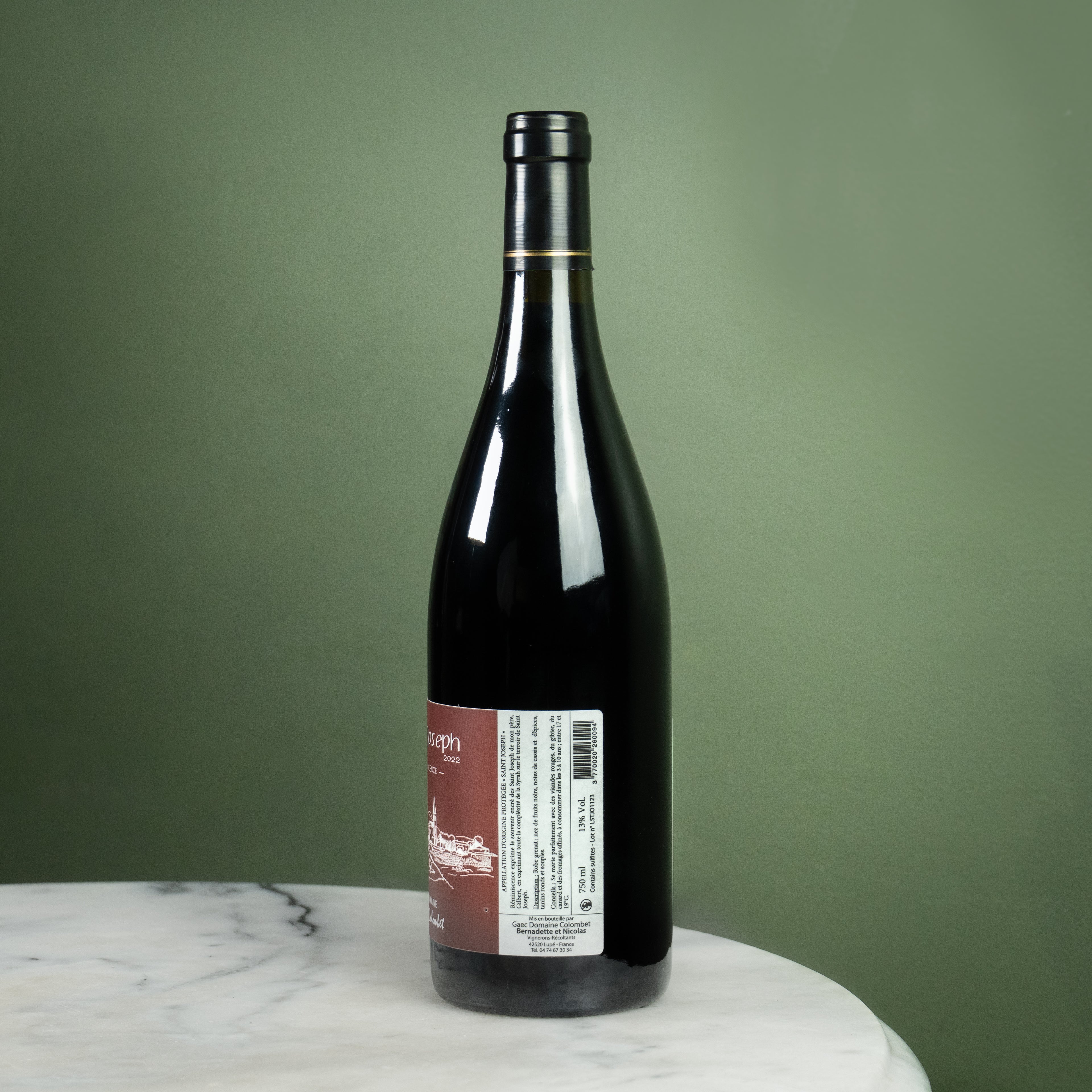 Domaine Colombet, Saint Joseph 'Réminiscence', 2022