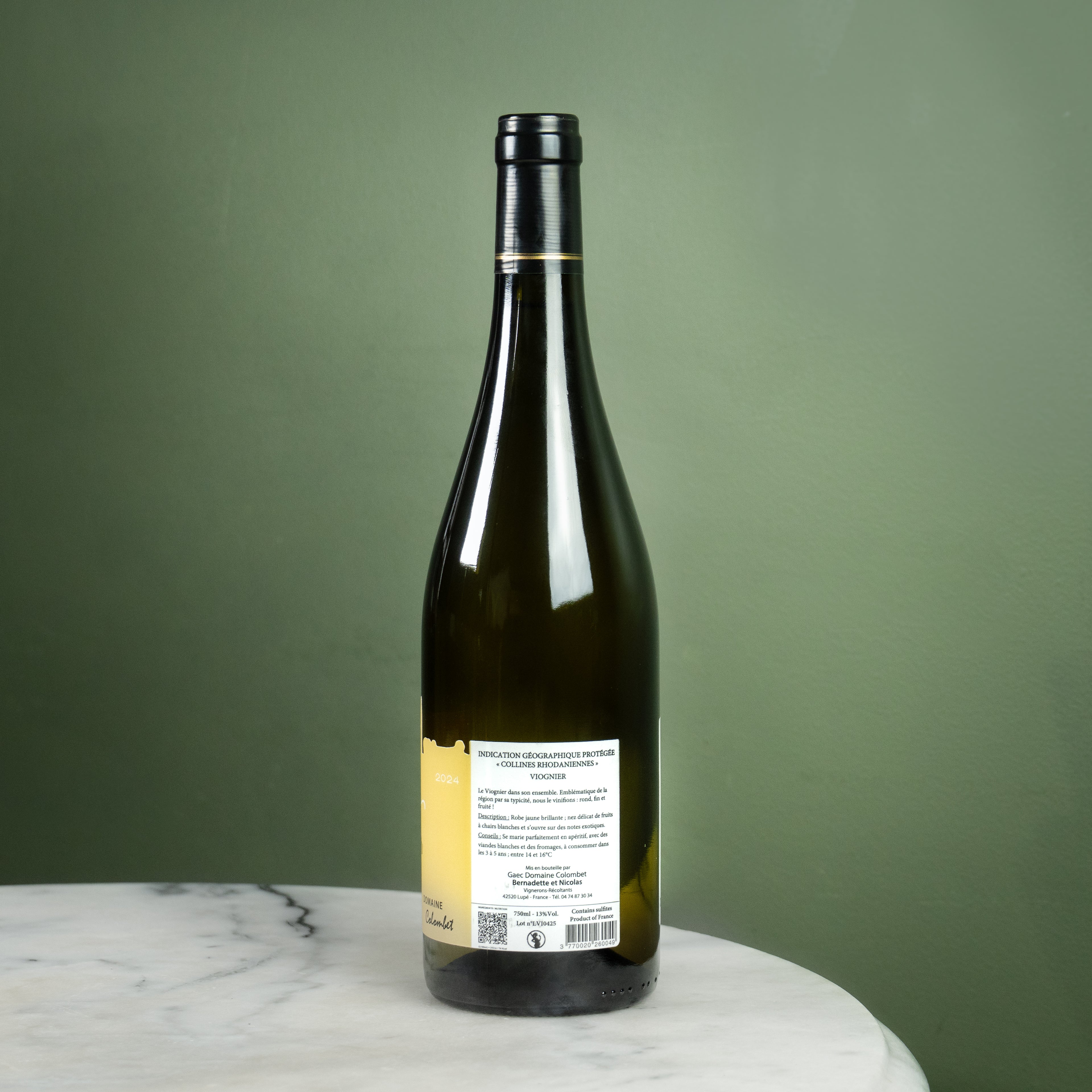 Domaine Colombet, Collines Rhodaniennes 'Viognier', 2024