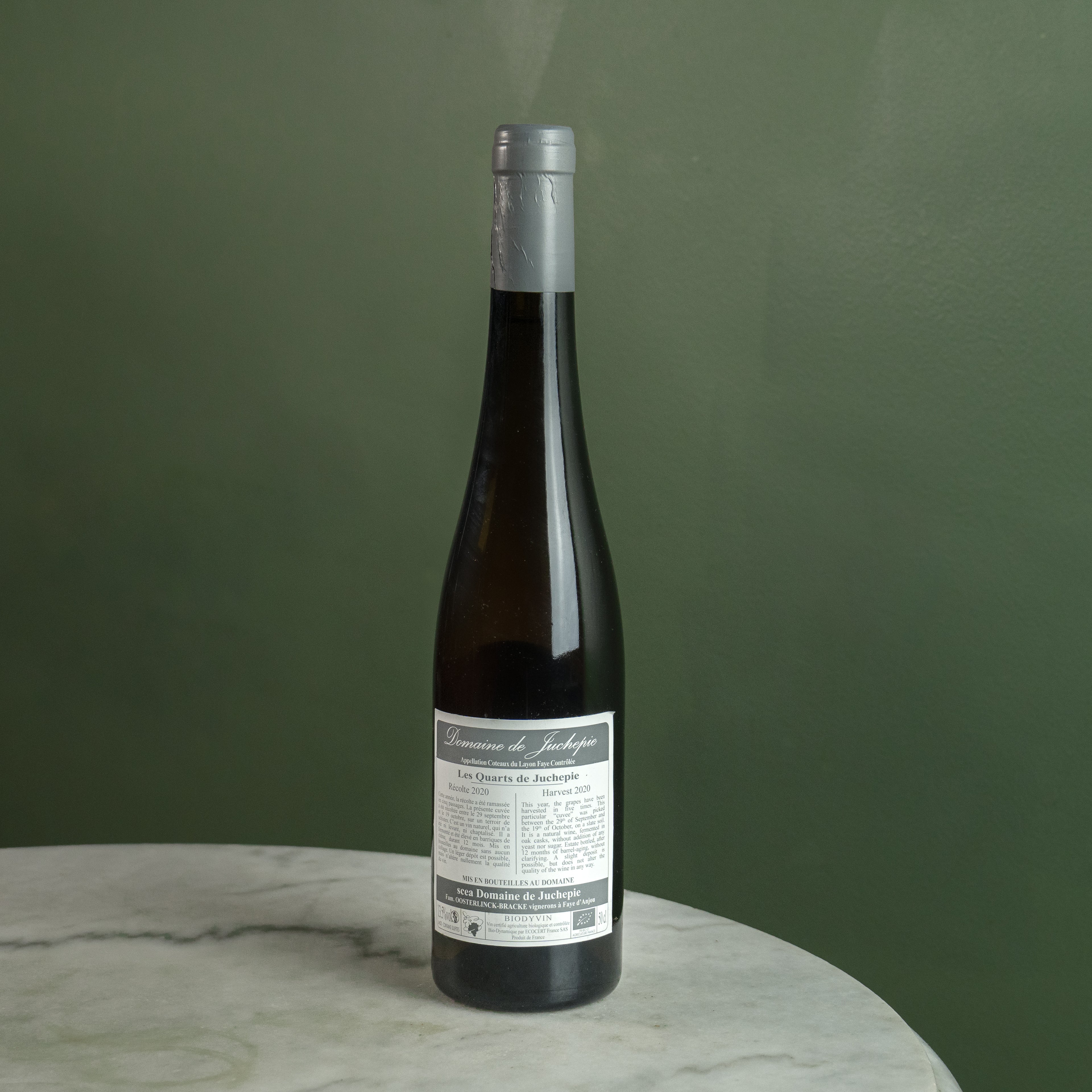 Domaine de la Juchepie, Coteaux du Layon Faye Moelleux "Quarts", 2020 (50cl)