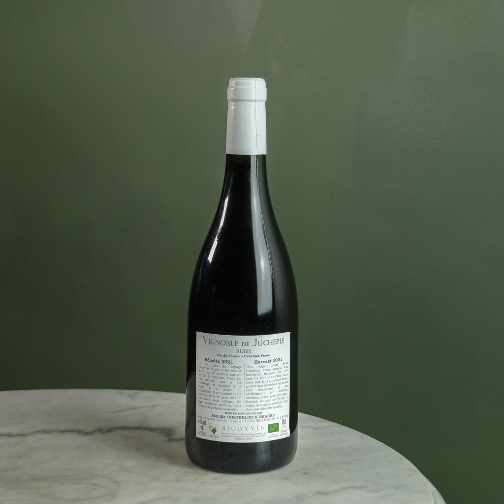 Domaine de la Juchepie, "Rubis" VdF Cabernet Franc, 2021
