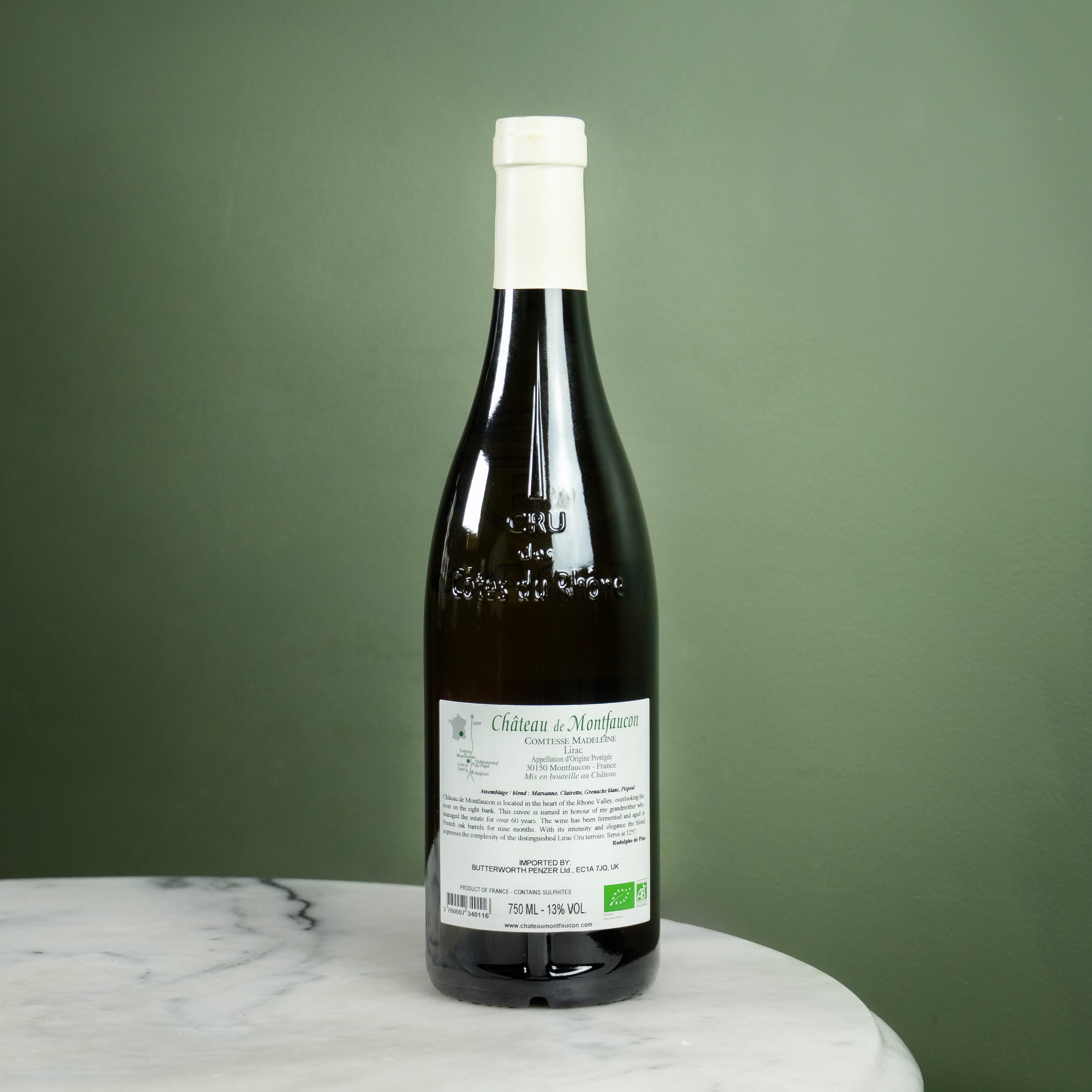 Château de Montfaucon, 'Comtesse Madeleine' Lirac Blanc, 2023