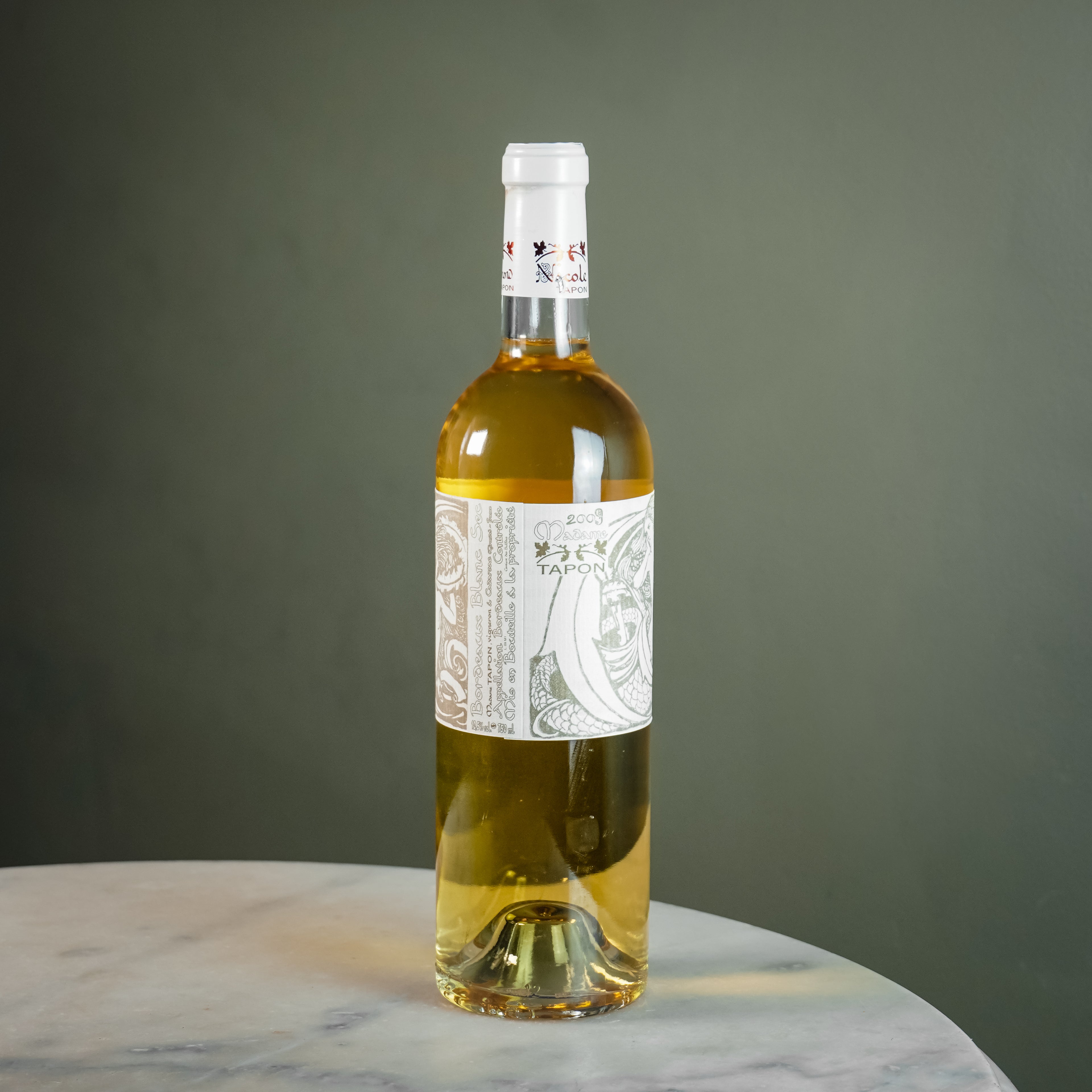 Nicole Tapon, 'Blanc de Sirène' Bordeaux Blanc Sec, 2009