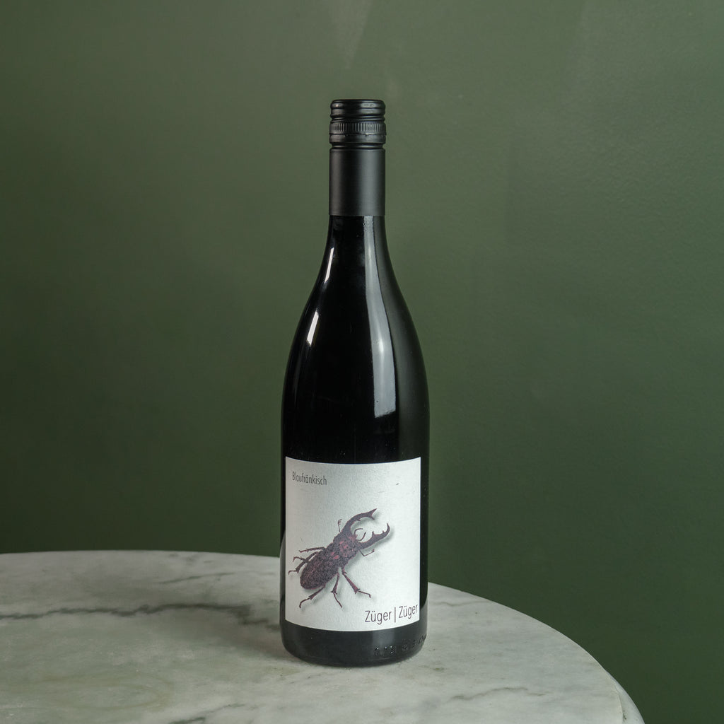 Weinwerkstatt Züger, Blaüfrankisch Unwooded, 2019